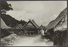 Dorf auf Romang um 1900