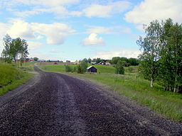 Den västra delen av byn Munkflohögen.