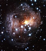 V838 Monocerotis light echo (HST, November 2005) (Public Domain)