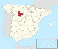 Provincia Vallisoletana: situs