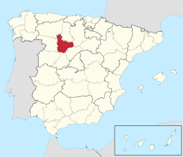 Provincia di Valladolid – Localizzazione