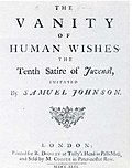 Thumbnail for The Vanity of Human Wishes