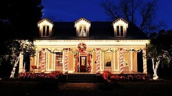 The Vickers House at Christmas, 2019