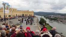 Fișier: împușcături video cu tunul Preussentag cetatea Ehrenbreitstein Koblenz 2011.webm