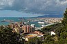 Blick auf Málaga vom Castillo Gibralfaro.  Spanien.jpg