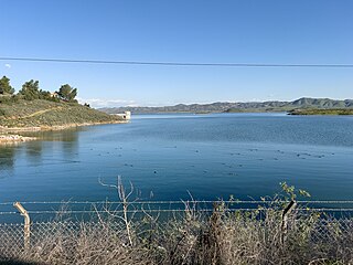 <span class="mw-page-title-main">Lake Mathews</span> Reservoir in Riverside County, California