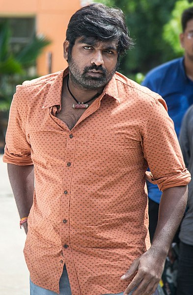Sethupathi at the press conference for '96 in 2018