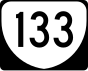 State Route 133 маркер