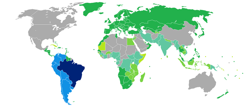 File:Visa requirements for Brazilian citizens.png