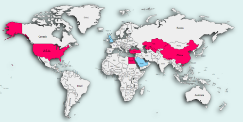 Map of international trips made by Shehbaz Sharif as Prime Minister Visits by PM Shehbaz Sharif.png