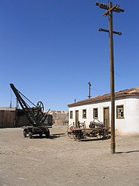 Oficina salitrera de Humberstone, en Chile