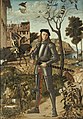 ヴィットーレ・カルパッチョ『若い騎士の肖像』1510年
