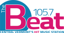 WSNO's logo as "105.7 The Beat", used from September 2, 2016, to January 1, 2022 WSNO1450.png