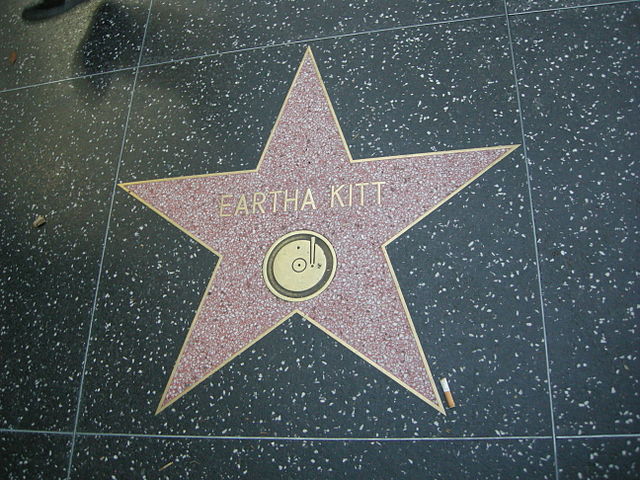 Paseo de la fama, Eartha Kitt