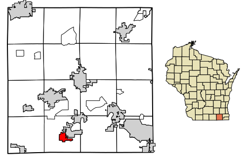 File:Walworth County Wisconsin Incorporated and Unincorporated areas Walworth Highlighted.svg