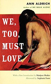Cover of We, Too, Must Love (1958) by Ann Aldrich (a.k.a. Marijane Meaker) (illustration by John Floherty) We, Too, Must Love by Ann Aldrich - Illustration by John Floherty - 1958.jpg