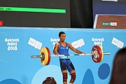 Deutsch: Gewichtheben bei den Olympischen Jugendspielen 2018; Tag 2, 10. Oktober 2018; Jungen 62 kg English: Weightlifting at the 2018 Summer Youth Olympics at 8 October 2018 – Boys' 62 kg