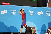 Deutsch: Gewichtheben bei den Olympischen Jugendspielen 2018; Tag 2, 10. Oktober 2018; Jungen 62 kg English: Weightlifting at the 2018 Summer Youth Olympics at 8 October 2018 – Boys' 62 kg