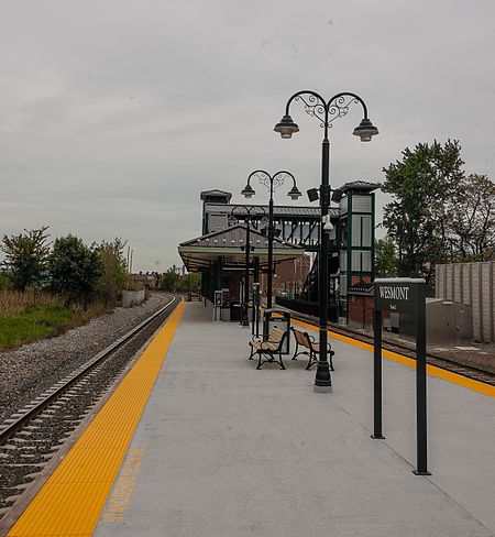 Wesmont, NJ, train station