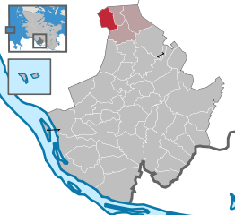 Kaart van Westerhorn (Sleeswijk-Holstein)