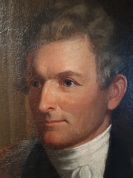 William Wilkins in 1834 when he served in the U.S. Senate from PA painted by James Bowman.