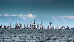 Tall Ships Parade at Kiel Week