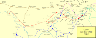 <span class="mw-page-title-main">Windsor lines of the London and South Western Railway</span> Railways in south-west London, England