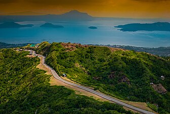 Peoples' Park in the Sky overlooking Taal Volcano in Batangas. Photograph: Iravillanueva