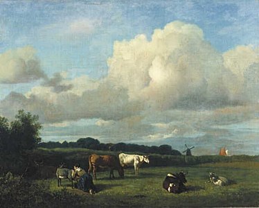 Paysage hollandais avec du bétail musée Boijmans Van Beuningen