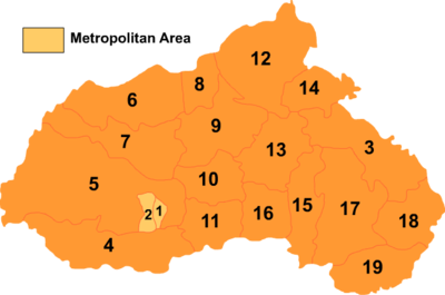 Divisions administratives de Xingtai