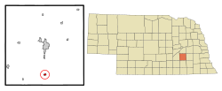 York County Nebraska Incorporated and Unincorporated areas McCool Junction Highlighted.svg