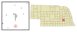 Sijainti McCool Junction, Nebraska