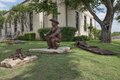 "Early Morning on the Goodnight-Loving Trail," a 2005 sculpture by artist Joe Barrington in Graham, Texas. Charlie Goodnight and Oliver Loving were cowpunchers who led one of the earliest trail drives LCCN2014633943.tif