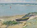 'Beached Canoe' by D. Howard Hitchcock, 1916.JPG