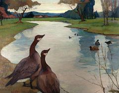 'Decoration - Wild Geese' by Rowena Meeks Abdy.jpg