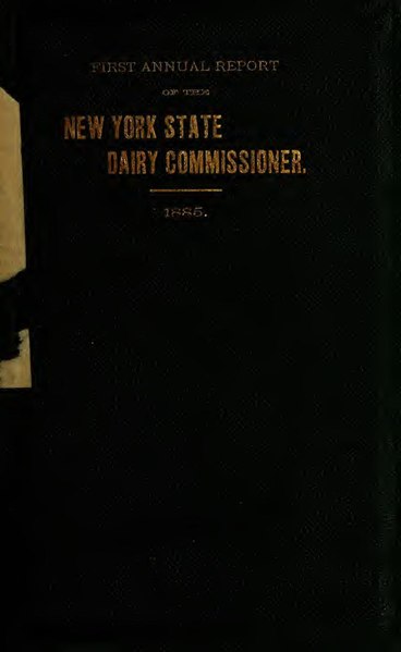 File:(First-)Ninth annual report of the New York state dairy commissioner ... 1884-1891-92 (IA firstninthannual01newy).pdf