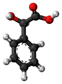 (R)-Mandelic acid molecule ball.png