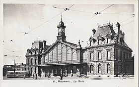 Motore tipo 200 al capolinea della stazione di Roubaix.