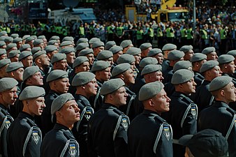 Военный парад в честь Дня Независимости Украины Military parade in honor of the Independence Day of Ukraine (44194237442).jpg