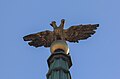 Sculpture of double-headed eagle on the top of Old Palace, Belgrade