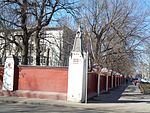 Ограда дачи А.И. Коншиной (санатория для увечных воинов)