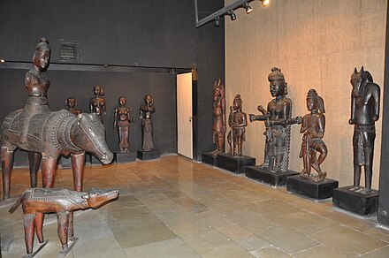 View of the Bhuta Gallery, Crafts Museum, New Delhi, India