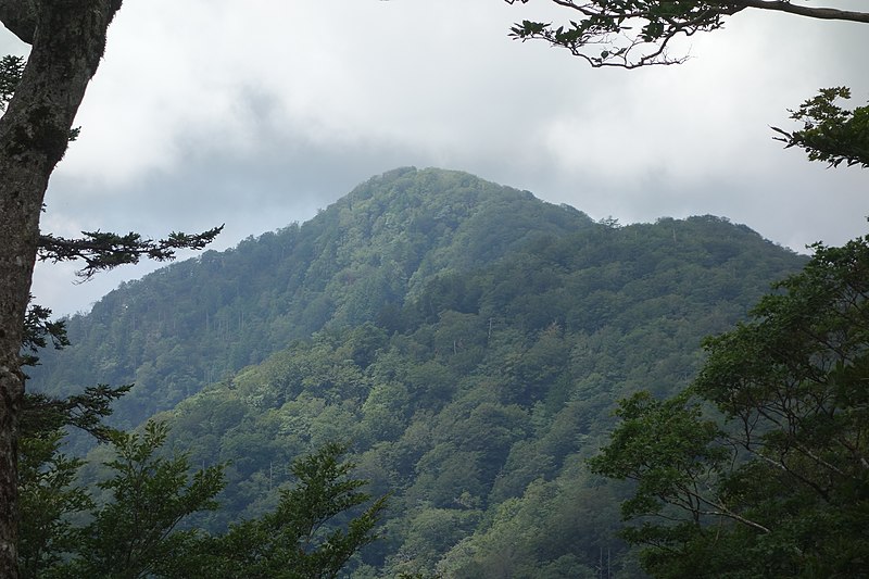 File:三合山付近からの高塚山.jpg