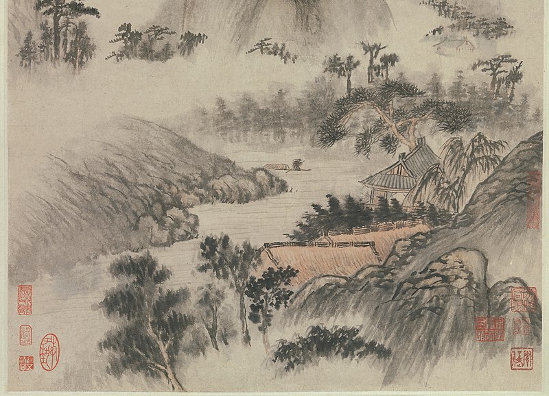 File:清 石濤(朱若極) 重陽山水圖 軸-Landscape Painted on the Double Ninth Festival MET DP279713.jpg