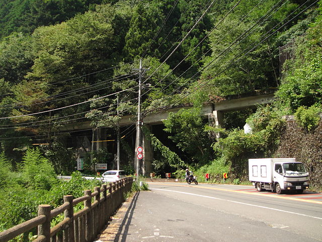 No. 1 Mizune bridge on the Ogouchi dam line (now Mizune Freight Line)