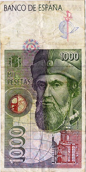 1000 pesetas, 12 de octubre de 1992, Francisco Pizarro.jpg