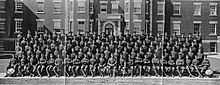 C Company at the University of Alberta, before departing for Camp Hughes. 196 Battalion C Company.jpg