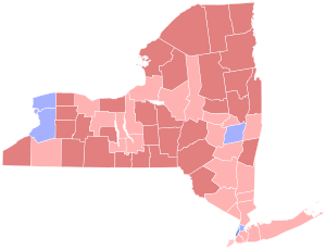 1974 United States Senate election in New York results map by county.svg