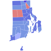 1978 Rhode Island gubernatorial election results map by municipality.svg