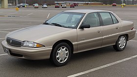 1996 Buick Skylark Limited Sedan, front left, 01-01-2023.jpg